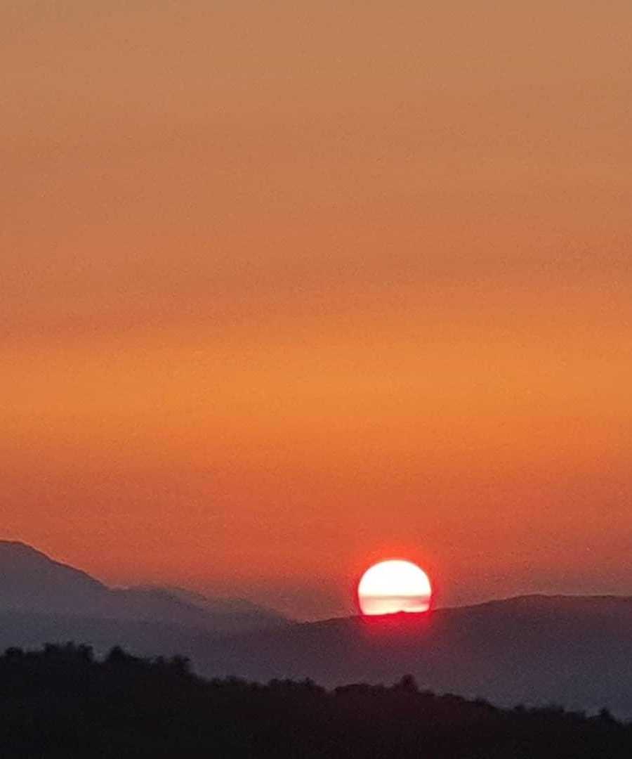 Jo Hendry: Cambusbarron Sunset from Gillies Hill