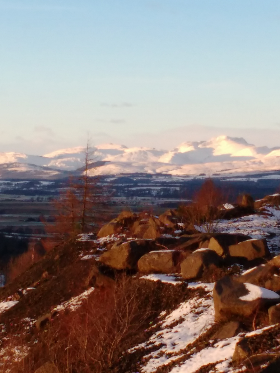 RMH: Stuc a Chroin and Ben Vorlich from the Quarry