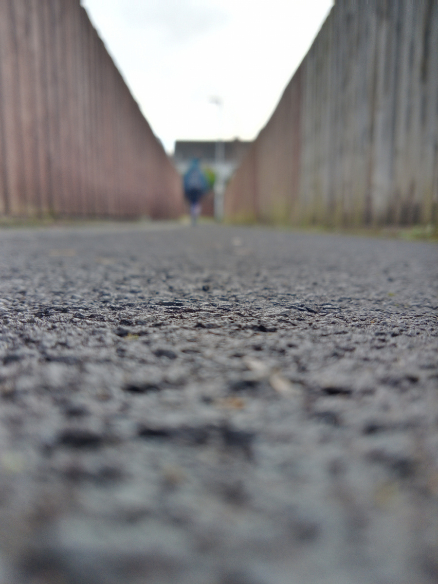 Elodie: The path I walk on 3 times a day for school and to go out with my friends