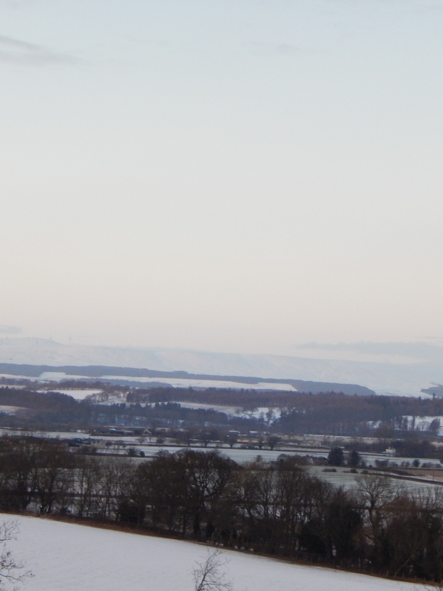 Eva Coyle Allan: The beautiful view of Stirling from Cambusbarron